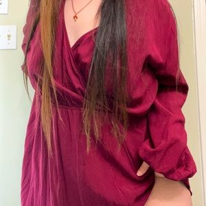 Maroon Dress
